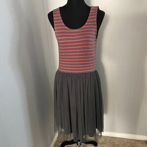 NWT MATILDA JANE Striped Tulle Twas the Night Dress M
